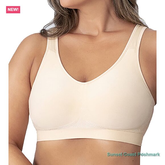 Wireless Bras with Natural Lift Lightly Padded Seamless Design